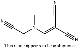 Propanedinitrile, [[(cyanomethyl)methylamino]methylene]- (9CI) 结构式