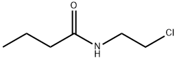 N-(2-chloroethyl)butanamide 结构式