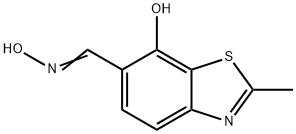 6-Benzothiazolecarboxaldehyde,7-hydroxy-2-methyl-,oxime(9CI) 结构式