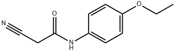 2-氰基-N-(4-乙氧苯基)乙酰胺 结构式