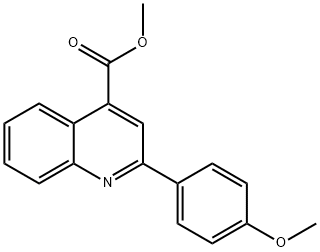 2-(4-甲氧苯基)-4-喹啉卡巴肼 结构式