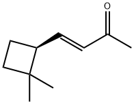 (E)-4-[(S)-2,2-Dimethylcyclobutyl]-3-buten-2-one 结构式