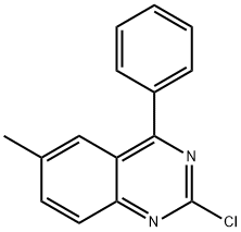 2-CHLORO-6-METHYL-4-PHENYL-QUINAZOLINE 结构式
