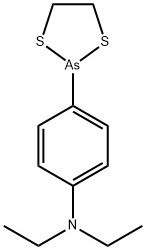 p-(1,3,2-Dithiarsolan-2-yl)-N,N-diethylaniline 结构式