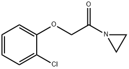 1-[(2-Chlorophenoxy)acetyl]aziridine 结构式