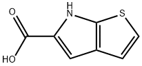 6H-噻吩并[2,3-B]吡咯-5-羧酸 结构式