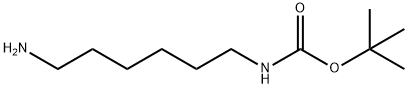 N-(6-氨基己基)氨基甲酸叔丁酯 结构式