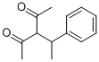 3-(1-PHENYL-ETHYL)-PENTANE-2,4-DIONE 结构式