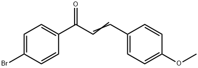 (E)-1-(4-bromophenyl)-3-(4-methoxyphenyl)prop-2-en-1-one 结构式