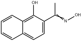 1-(1-Hydroxy-2-naphtyl)ethanone oxime 结构式