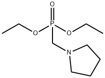 1-吡咯烷基甲基磷酸二乙酯 结构式
