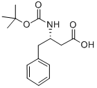 (S)-3-(Boc-氨基)-4-苯基丁酸 结构式