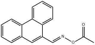 (E)-9-Phenanthrenecarbaldehyde O-acetyl oxime 结构式