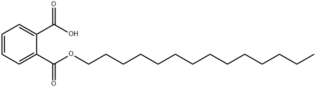 Phthalic acid 1-tetradecyl ester 结构式