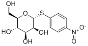 4'-Nitrophenyl-α-D-thio-mannopyranosid 结构式