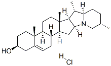 (3BETA)-茄啶-5-烯-3-醇盐酸盐	 结构式