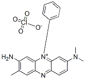 3-Amino-7-(dimethylamino)-2-methyl-5-phenylphenazinium perchlorate 结构式