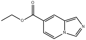 咪唑并[1,5-A]吡啶-7-甲酸乙酯 结构式