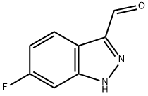 6-氟-吲唑-3-甲醛 结构式