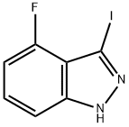 4-氟-3-碘-1H-吲唑 结构式