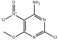 4-AMINO-2-CHLORO-5-NITRO-6-METHOXYPYRIMIDINE 结构式