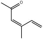 3,5-Hexadien-2-one, 4-methyl-, (Z)- (9CI) 结构式