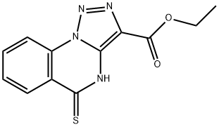 5-磺酰基[1,2,3]T噻唑并[1,5-A]喹唑啉-3-羧酸乙酯 结构式
