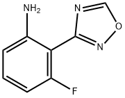 3-FLUORO-2-(1,2,4-OXADIAZOL-3-YL)ANILINE 结构式