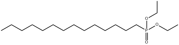 1-十四(烷)基膦酸二乙酯 结构式