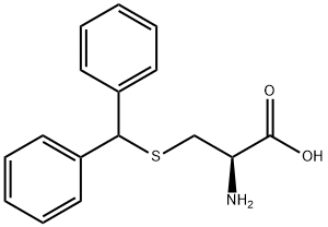 S-二苯甲基-L-半胱氨酸 结构式