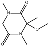 2,5-Piperazinedione,3-methoxy-1,3,4-trimethyl-(9CI) 结构式