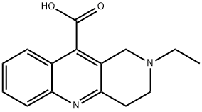 2-ETHYL-1,2,3,4-TETRAHYDRO-BENZO[B][1,6]NAPHTHYRIDINE-10-CARBOXYLIC ACID 结构式