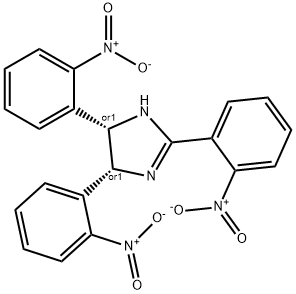 CIS-2,4,5-TRIS(2-NITROPHENYL)IMIDAZOLINE 结构式