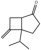 Bicyclo[3.2.0]heptan-2-one, 6-methylene-5-(1-methylethyl)- (9CI) 结构式