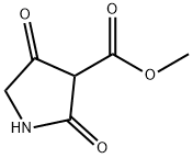 2,4-dioxo-3-Pyrrolidinecarboxylic acid Methyl ester 结构式