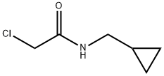 2-氯-N-(环丙基甲基)乙酰胺 结构式