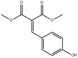 4-羟苄基丙二酸二甲酯 结构式