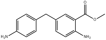 methyl 5-[(4-aminophenyl)methyl]anthranilate 结构式