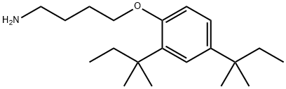 4-(2,4-二特戊基苯氧基)丁胺 结构式