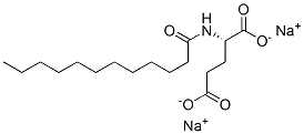 N-Dodecanoylglutamic acid sodium salt 结构式