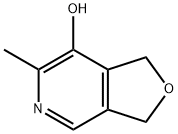 1,3-二氢-6-甲基呋喃并[3,4-C]吡啶-7-醇 结构式
