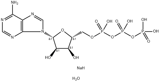 三磷酸腺苷钠 结构式