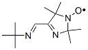 4-TERT-BUTYLIMINOMETHYL-2,2,5,5-TETRAMETHYL-3-IMIDAZOLINE-1-OXYL 结构式