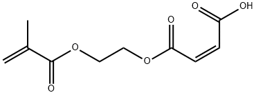 (Z)-2-丁烯二酸-2-[(2-甲基-1-氧代-2-丙烯基)氧基]乙基单酯 结构式