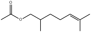 2,6-dimethylhept-5-enyl acetate 结构式