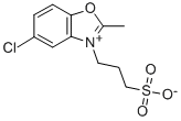 2-甲基-3-磺丙基-5-氯苯并噻唑水合物 结构式