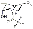 Methyl N-Trifluoroacetyldaunosaminide 结构式