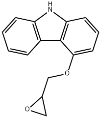 4-环氧丙烷氧基咔唑 结构式