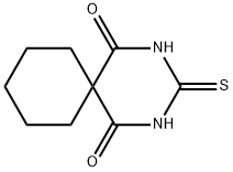 3-Thioxo-2,4-diazaspiro[5.5]undecane-1,5-dione 结构式