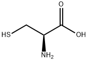 L-半胱氨 结构式